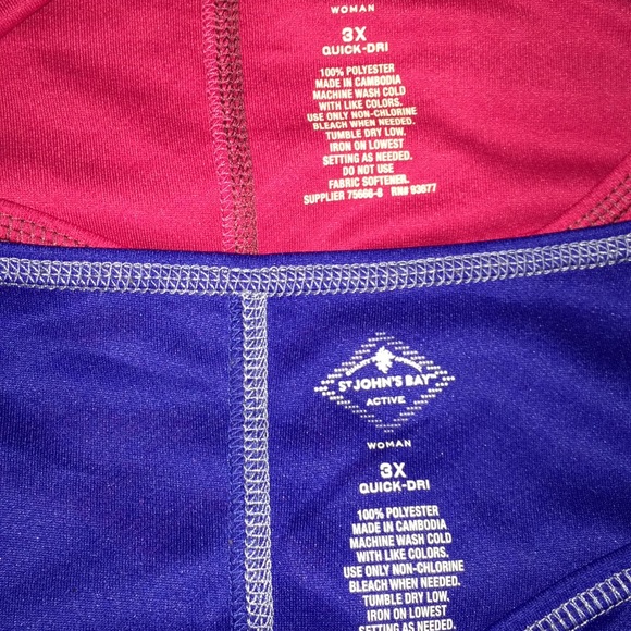 NWOT Plus size quick dry workout tops - Picture 4 of 4